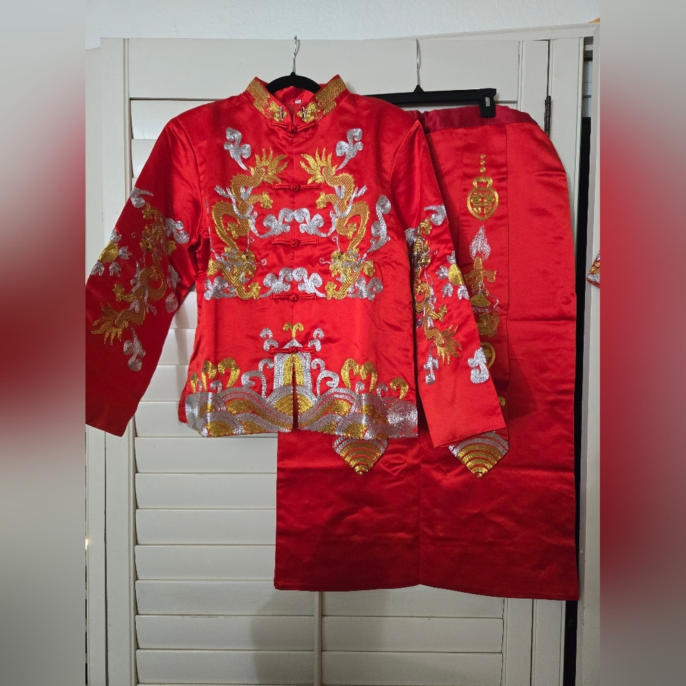Mens Chinese tea ceremony outfit